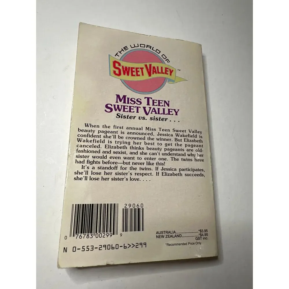 Sweet Valley High 1ST Edition First Print Book #76 Miss Teen Sweet Valley VTG